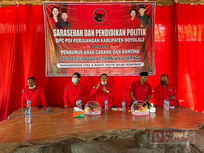 Solidkan Kader Partai, DPC PDI Perjuangan Boyolali Selenggarakan Sarasehan
