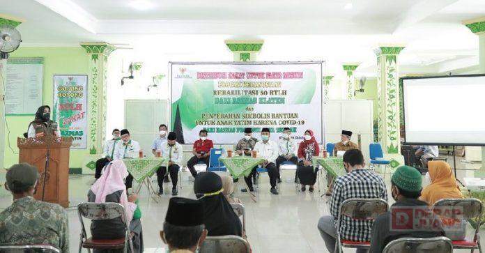 Sri Mulyani Salurkan Bantuan Kepada Anak Yatim Dan Rehabilitasi RTLH