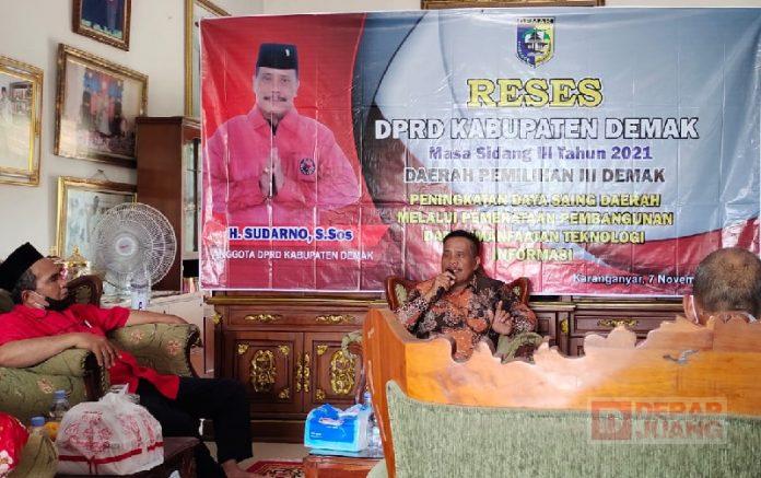 Sudarno Pastikan Akhir Tahun Ditutup Serapan Aspirasi Kuat