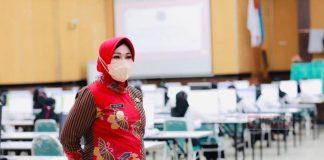 Tinjau Peserta Tes CPNS, Sri Mulyani: Tetap Semangat dan Terus Berjuang