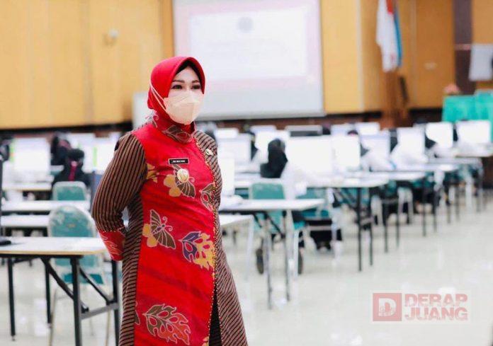 Tinjau Peserta Tes CPNS, Sri Mulyani Tetap Semangat dan Terus Berjuang