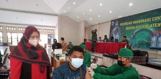 Turut Dukung Pemerintah, DPC PDI Perjuangan Klaten Gelar Vaksinasi Tahap II