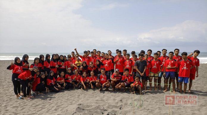 Upgrading Banteng Sengoro Club Di Pantai, Timbul Wahono Harapkan Regenerasi Tim Voli Terus Berjalan