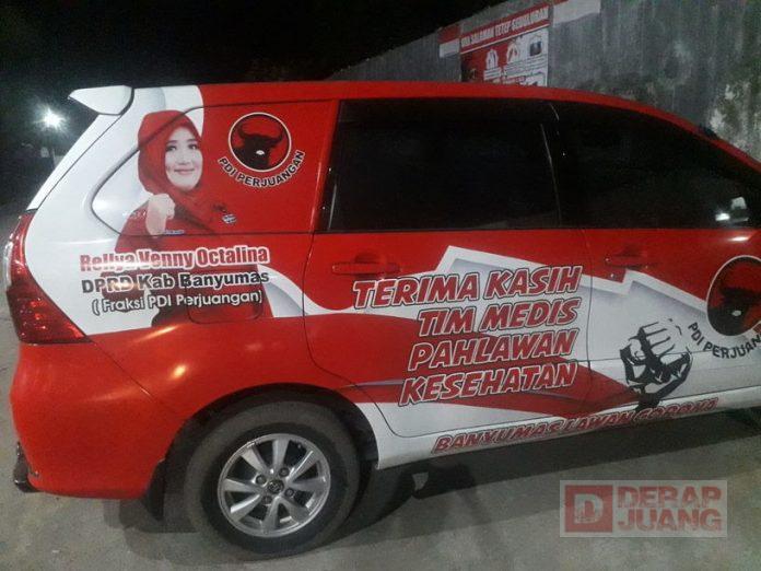 Wujud Kepedulian Rellya Sediakan Mobil Relawan Covid-19 di Banyumas