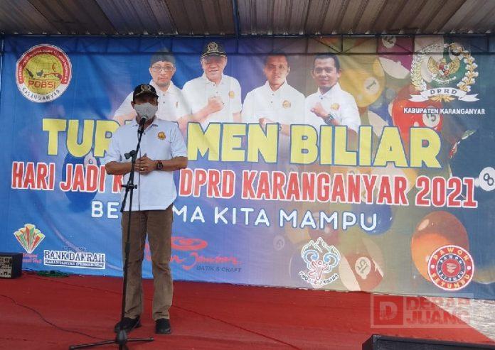 Bagus Selo Apresiasi Terselenggaranya Turnamen Billiard