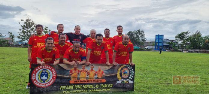 Big Match Hari Jadi DPRD Karanganyar, Kesebelasan DPRD vs Pemkab Berlangsung Sengit