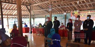 Bupati Grobogan Jemput Bola dan Pantau Vaksinasi Lansia