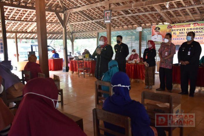 Bupati Grobogan Jemput Bola dan Pantau Vaksinasi Lansia