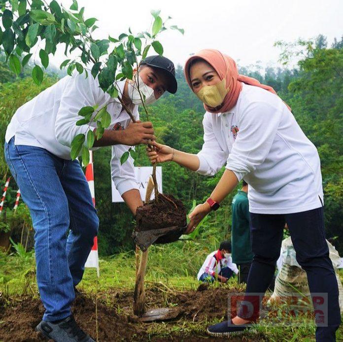 Bupati Tiwi Ayo Tanam Pohon Demi Kelestarian Mata Air