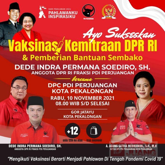 DPC Kota Pekalongan Agendakan Vaksinasi, Agung Satria Vaksin Aman untuk Saya, Kamu, dan Kita (2)