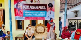 Dewi Aryani Gelar Santunan dan Pengobatan Gratis