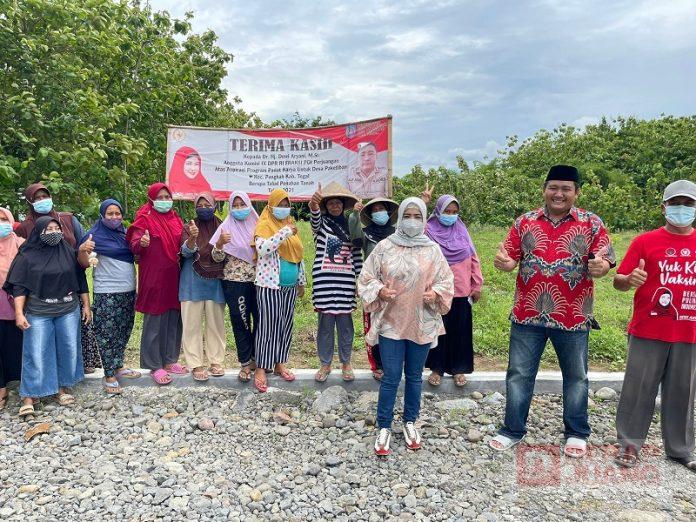 Dewi Aryani Wujudkan Talud di Desa Paketiban, Tegal