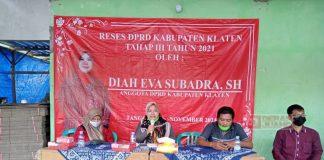 Diah Eva Subadra Gelar Reses Di Desa Trotok, Kecamatan Wedi