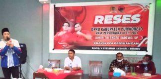 Gelar Reses, Endro Sadewo Jaring Aspirasi Masyarakat