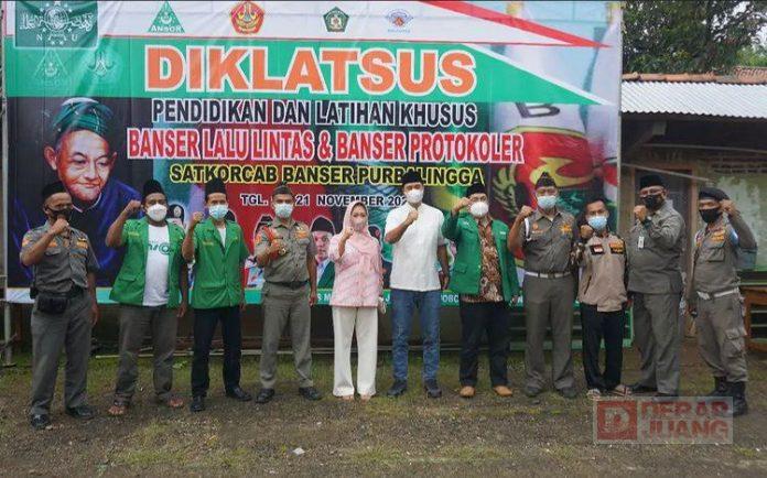 Hadiri Diklatsus Banser, Bupati Tiwi Banser dan Pemerintah Harus Bersinergi