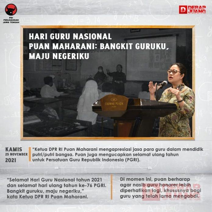 Hari Guru Nasional, Puan Maharani Bangkit Guruku, Maju Negeriku (2) (1)