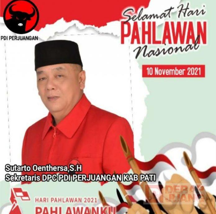 Hari Pahlawan, Sutarto Oenthersa Mari Kenang dan Aktualisasikan