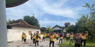 Kader PDI Perjuangan Karanganyar Gelar Senam Sehat