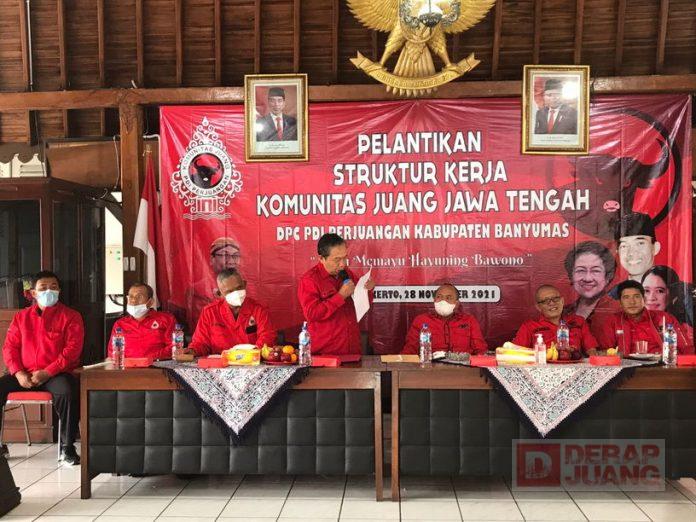 Komunitas Juang Banyumas Gelar Pelantikan Struktur Kerja