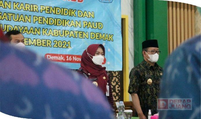 Kuatkan Motivasi, Bupati Demak Harapkan Guru PAUD Berdaya