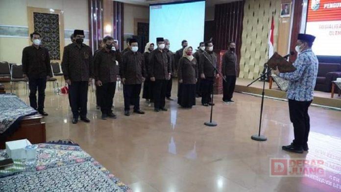 Kukuhkan DHC BPK 45 Kota Pekalongan, Aaf Harap Tumbuhkan Jiwa Nasionalisme