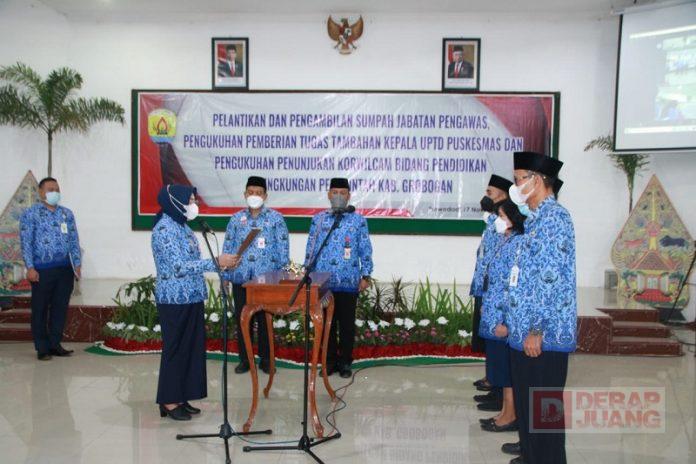 Lantik 129 Pejabat, Sri Sumarni Tuntut Pelayanan Prima