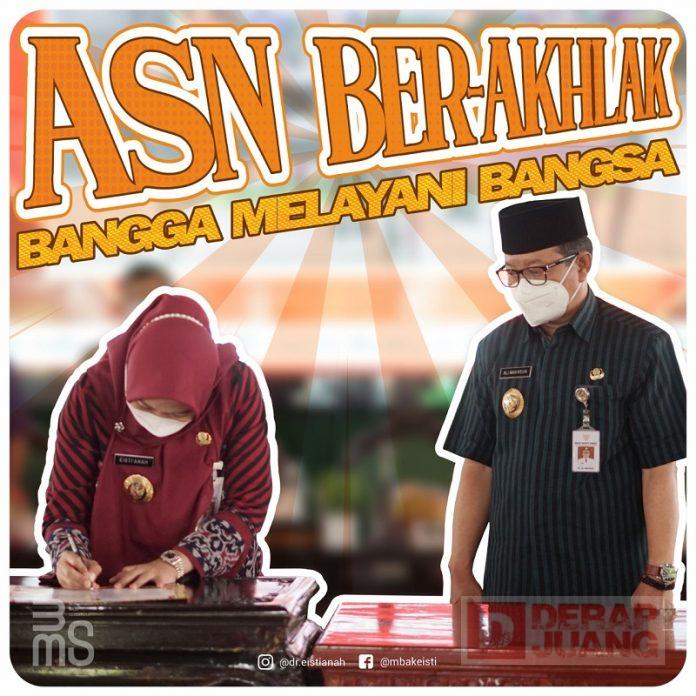 Mbak Eisti; ASN Berakhlak, Menuju Pemerintahan Berkelas Dunia