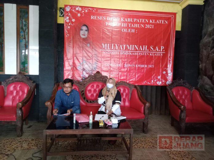 Mulyatminah Reses Adalah Momentum Anggota DPRD Dekat dengan Rakyat