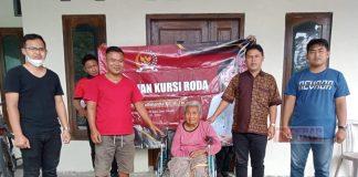 Peduli Penyandang Difabel, Mbak Casytha Berikan Kursi Roda