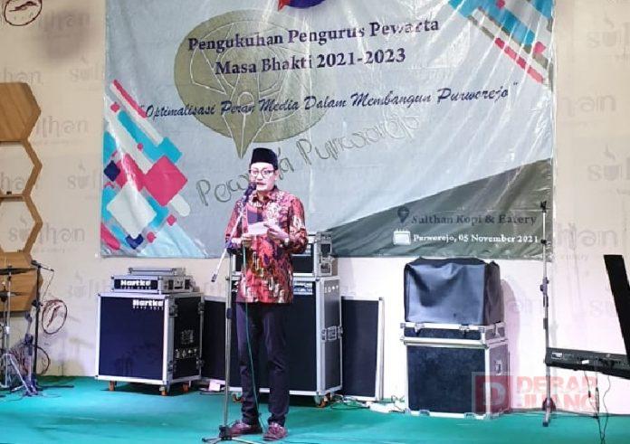 Pelantikan Pewarta Purworejo, Dion Agasi Minta Jurnalis Perangi Hoaks (2)