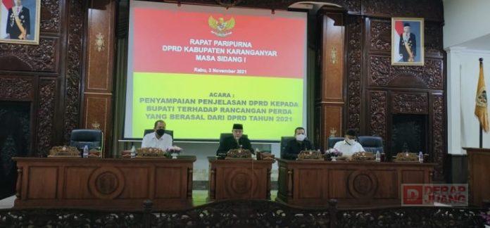 Pengajuan Raperda, Joko Pramono Wujud dari Semangat DPRD Karanganyar