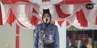 Pimpin Apel HUT Korpri, Sri Sumarni Tekankan Pengabdian Masyarakat