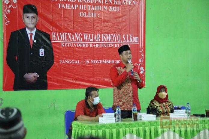 Reses Masa Sidang III, Hamenang Wajar Ismoyo Serap Aspirasi Masyarakat