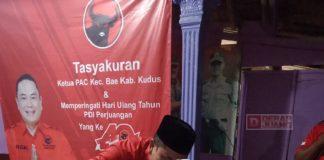 Sambut HUT PDI Perjuangan, Ketua PAC Bae Gelar Santunan