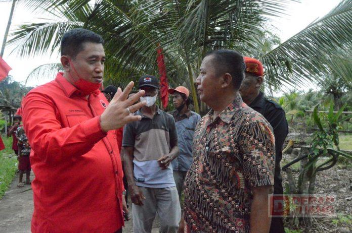 Terima Bantuan Batu Cabluk, Sugino Wujud Kepedulian Pak Taufik Kepada Warga Klaces