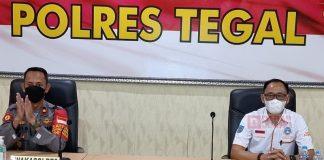 Teruskan Rekomendasi PSSI, Sugono Laksanakan Perjanjian Kerjasama dengan Polres Tegal