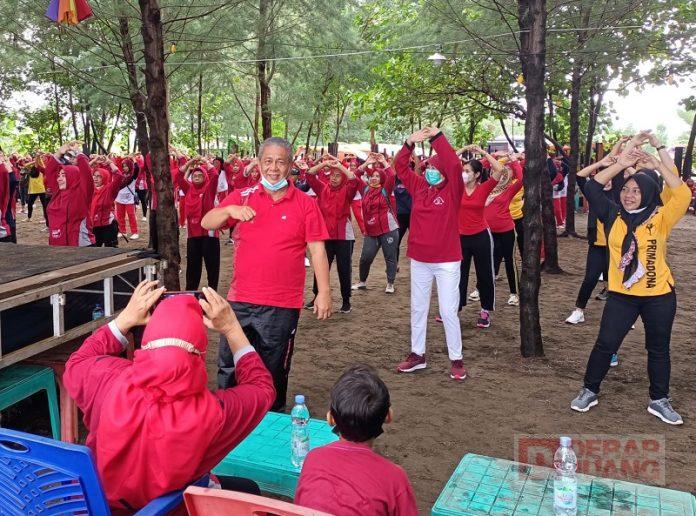 Tingkatkan Imun di Masa Pandemi, Edi Supriyanto Gelar Senam Sehat (2)