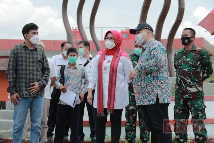 Tinjau Pembanguan Revitalisasi Obyek Wisata Rowo Jombor, Sri Mulyani Akan Menjadi Percontohan Nasional