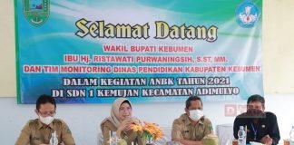 Wabup Ristawati Monitoring ANBK Tingkat SD