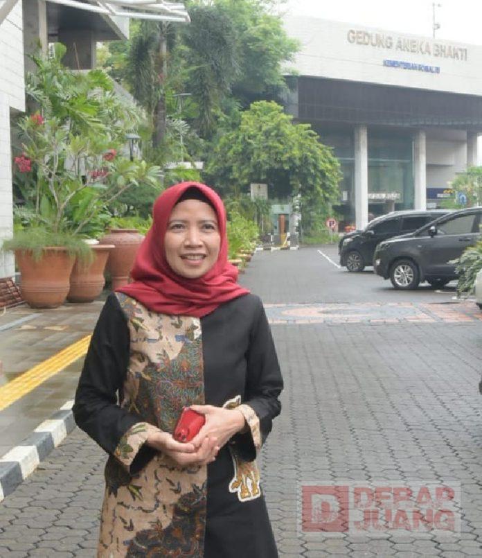 Wabup Ristwati Perjuangkan Kaum Marhaen Ke Kemensos