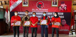 Wujud Kepedulian PDI Perjuangan Banyumas Kepada Atlet PON XX Papua Asal Banyumas