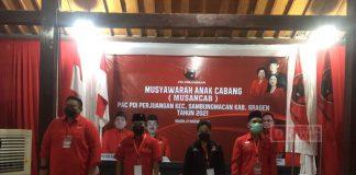 Wujud Tegak Lurus Instruksi Partai, DPC PDI Perjuangan Sragen Gelar Musancab