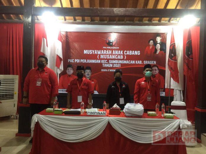 Wujud Tegak Lurus Instruksi Partai, DPC PDI Perjuangan Sragen Gelar Musancab