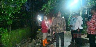 Amin Lukmantoro Sigap Cek Lokasi Tanah Longsor