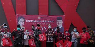 Bagikan 2000 Paket Sembako, Harris: Mbak Puan Nitip Salam