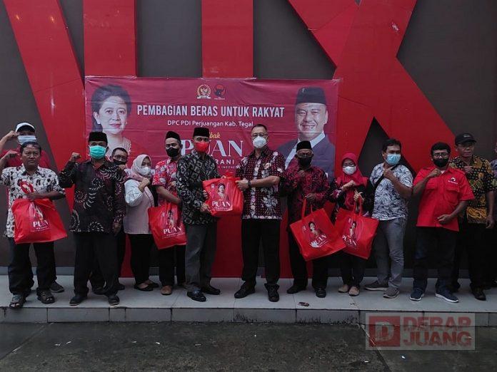 Bagikan 2000 Paket Sembako, Harris Mbak Puan Nitip Salam untuk Kader dan Masyrakat