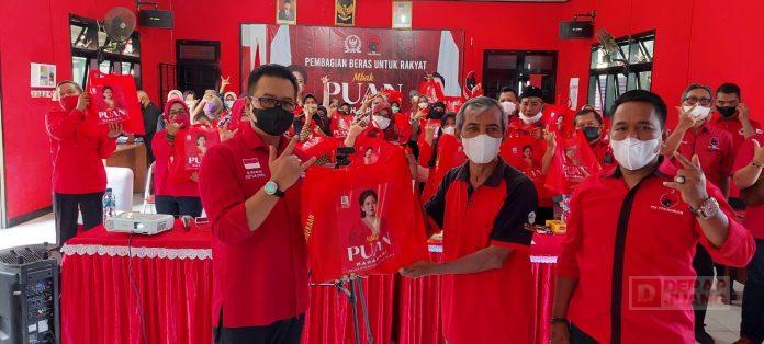 Banteng Purbalingga Bagikan 2200 Paket Beras Kepada Masyarakat