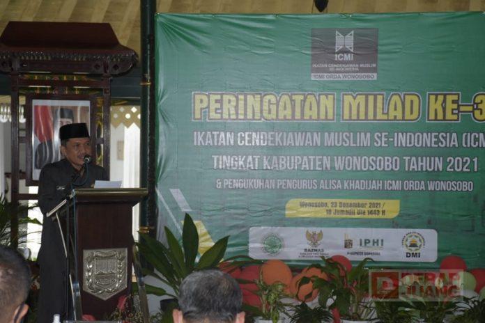 Bupati Wonosobo Harap ICMI Berikan Kontribusi Positif Dan Realistis