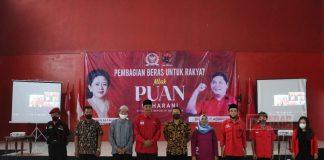 DPC PDI Perjuangan Banjarnegara Salurkan 2.600 Paket Beras Kepada Masyarakat