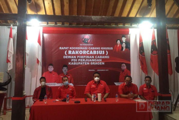DPC PDI Perjuangan Sragen Menggelar Rakorcabsus